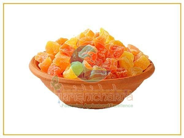 Natural Dehydrated Papaya Cubes