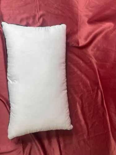 Plain Black Border Rectangle Cotton Pillow