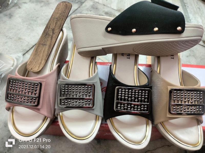 Formal Wear Embellished Heel Ladies Sandal
