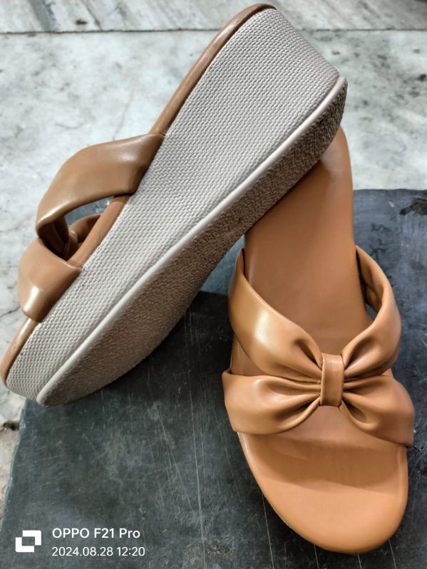Golder Flower Design Ladies Sandal