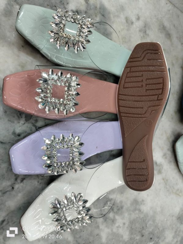 Transparent Flat Ladies Sandal