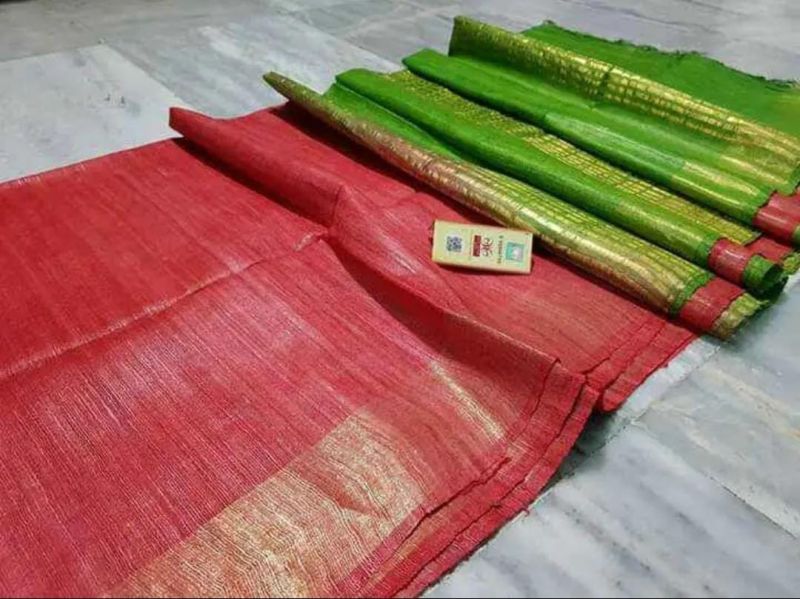Ladies Tussar Silk Saree