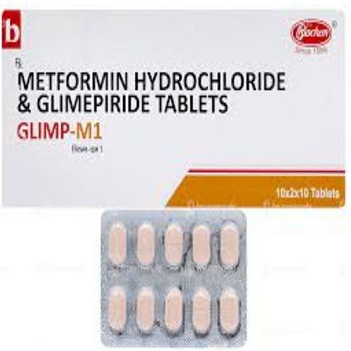 Glimp-M1 Metformin Hydrochloride & Glimepiride Tablets