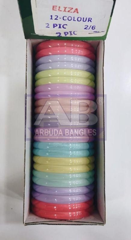 Eliza Trans Glass Bangles