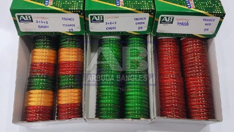 Funtoosh Trance 4 Cut Glass Bangles