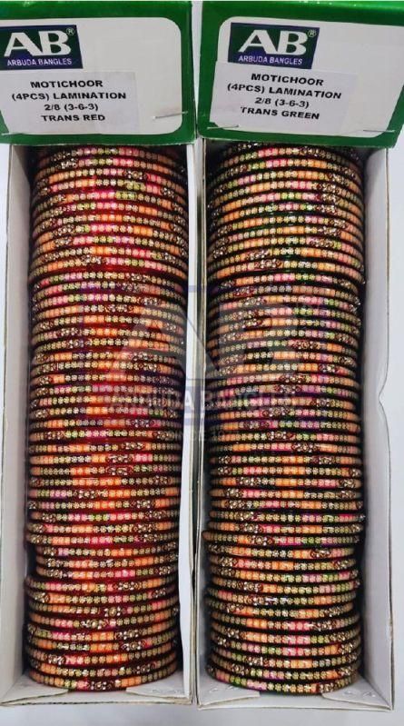 Motichoor Glass Bangles