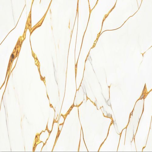 Dora Dazzle Gold Marble Glossy Tile