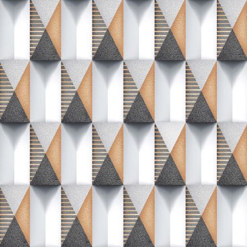 Geometric 3D Cube Glossy Wall Tile