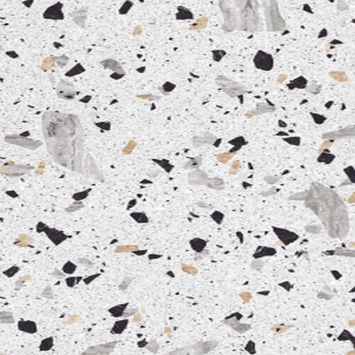 Murfy White Carving Terrazzo Look Tile