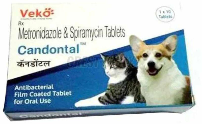 Candontal Metronidazole and Spiramycin Tablet