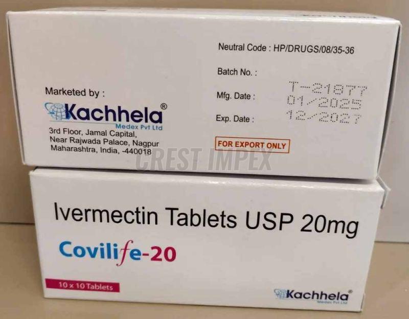 Covilife 20mg Ivermectin Tablets