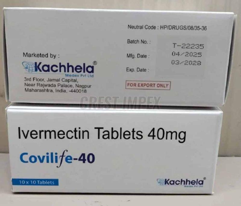 Covilife 40mg Ivermectin Tablets