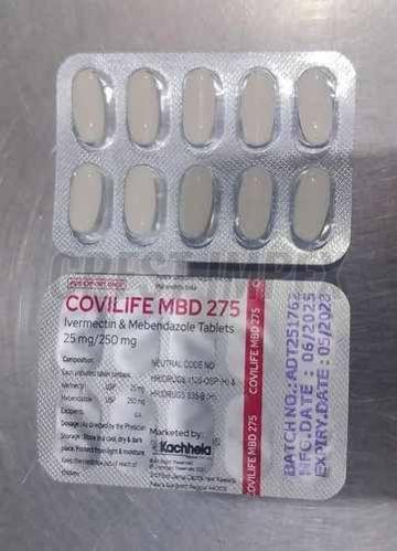 Covilife Mbd Ivermectin Mebendazole Tablets