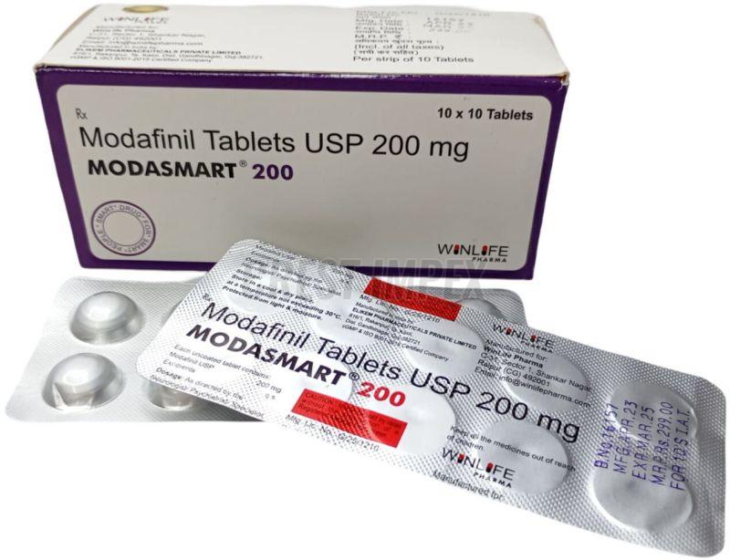 Modasmart 200mg Modafinil Tablets
