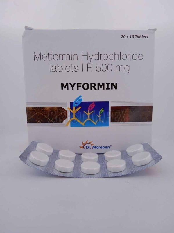 Myformin 500mg Metformin Tablets