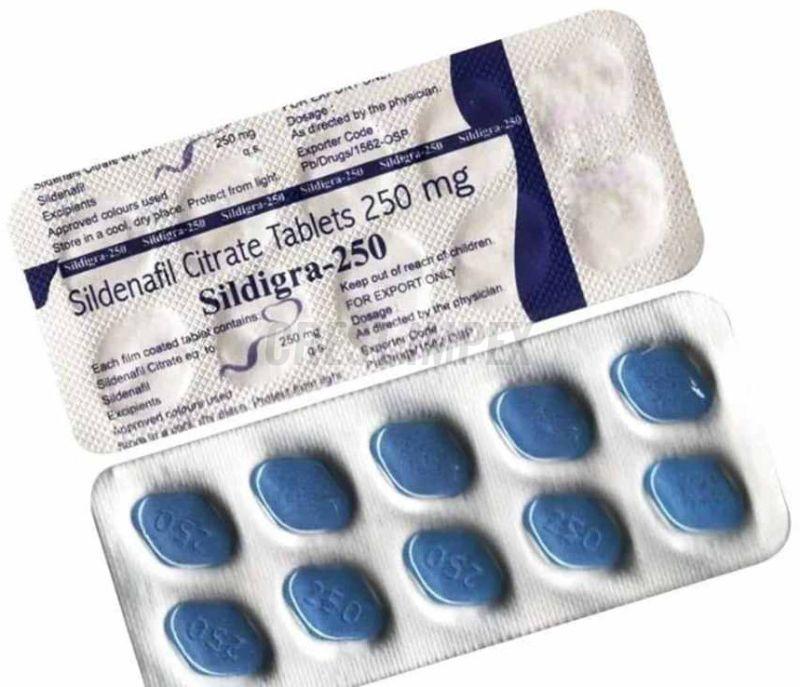 Sildigra 250mg Sildenafil Citrate Tablets
