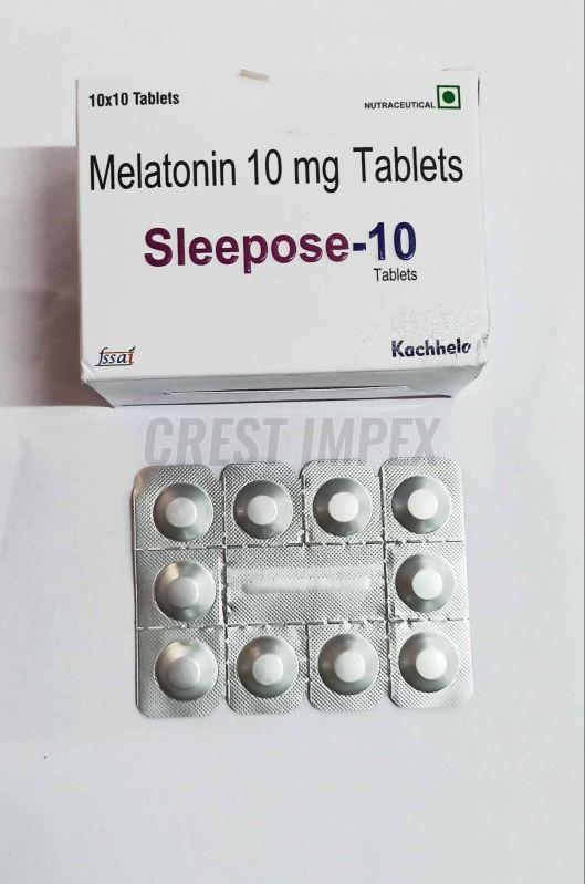 Sleepose 10mg Melatonin Tablets