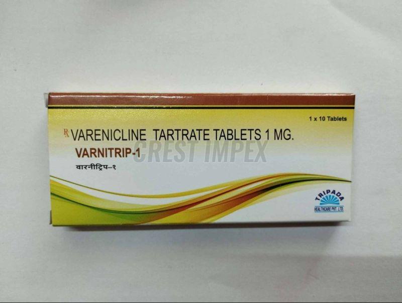 Varnitrip 1mg Varenicline Tartrate Tablet