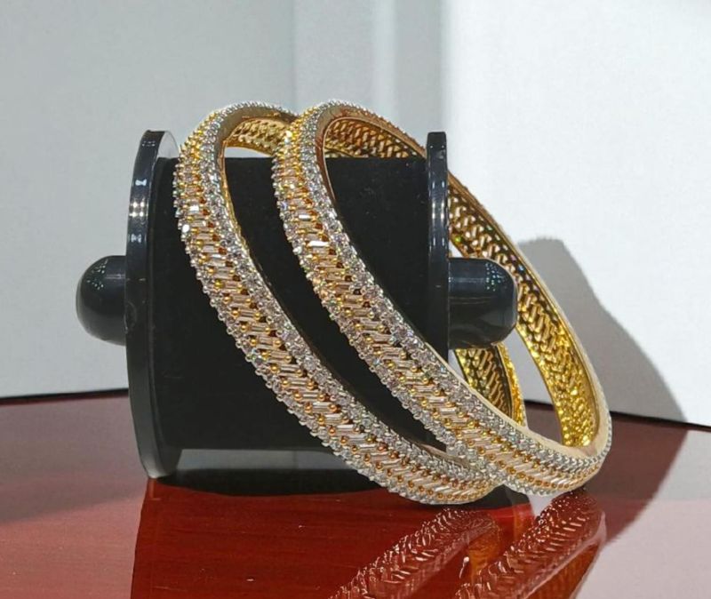 AD Baguette Bangles