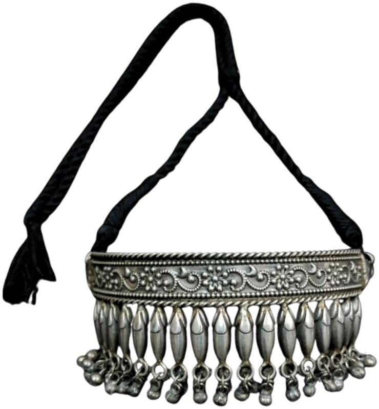 Classic Oxidised Brass Choker Necklace