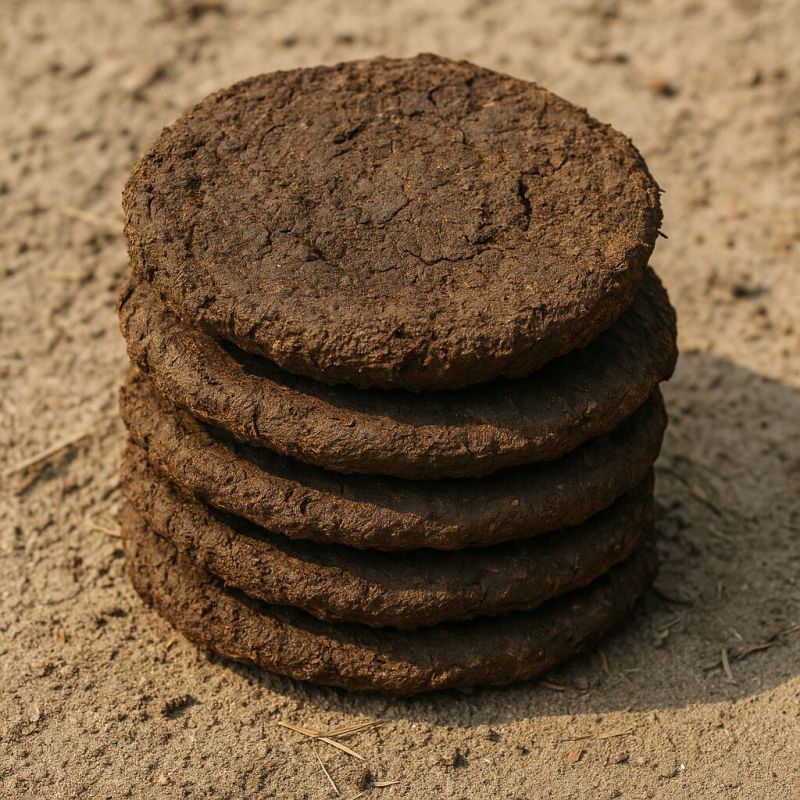 cow dung cake