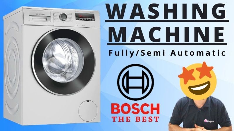 Bosch Semi Automatic Front Load Washing Machine