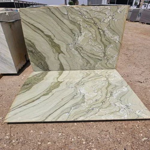 Interior Flooring Use Katni Green Marble Slab
