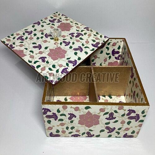 Wooden Printed Dry Fruit Box