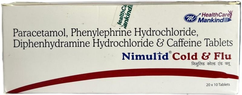 Nimilide Cold And Flu Tablet