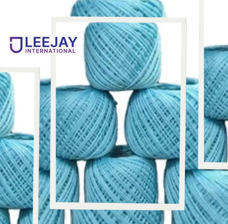 Sky Blue Premium Mercerised Cotton Knitting Yarn