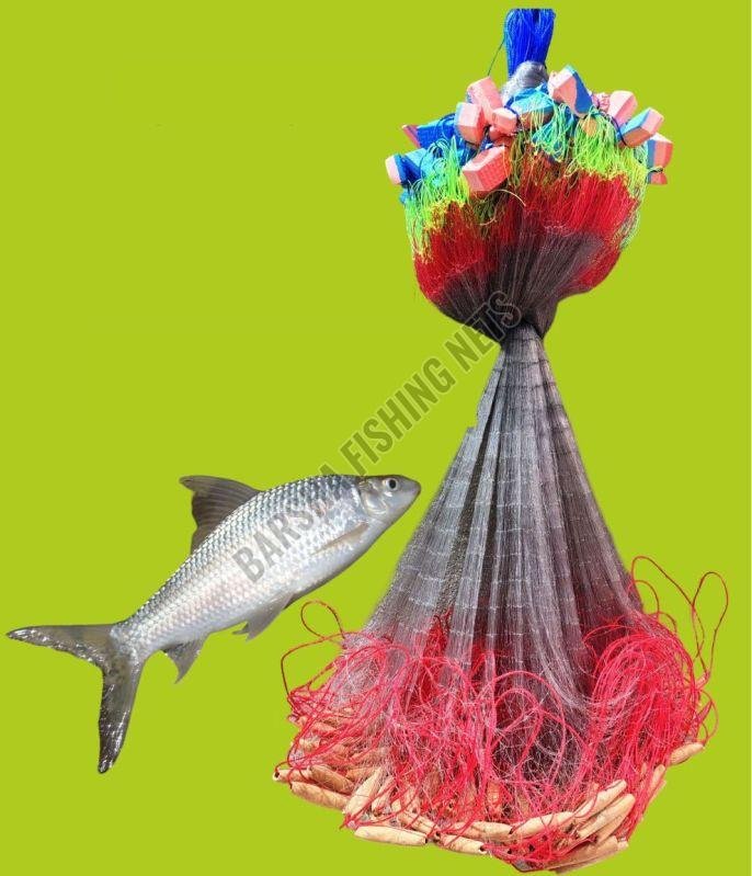 40mm Barsha Handmade 1.5 Finger Kathi Jaal Fishing Net