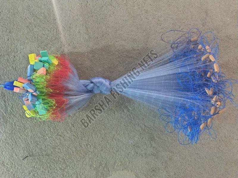 45mm Barsha Handmade 2 Finger Kathi Jaal Foam Floaters Fishing Net