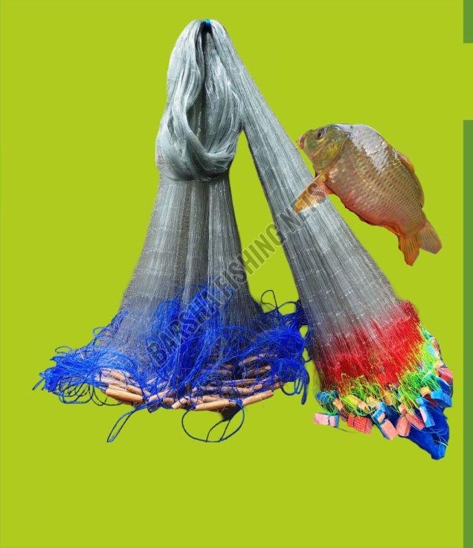 70mm Barsha Handmade 3 Finger Kathi Jaal Fishing Net