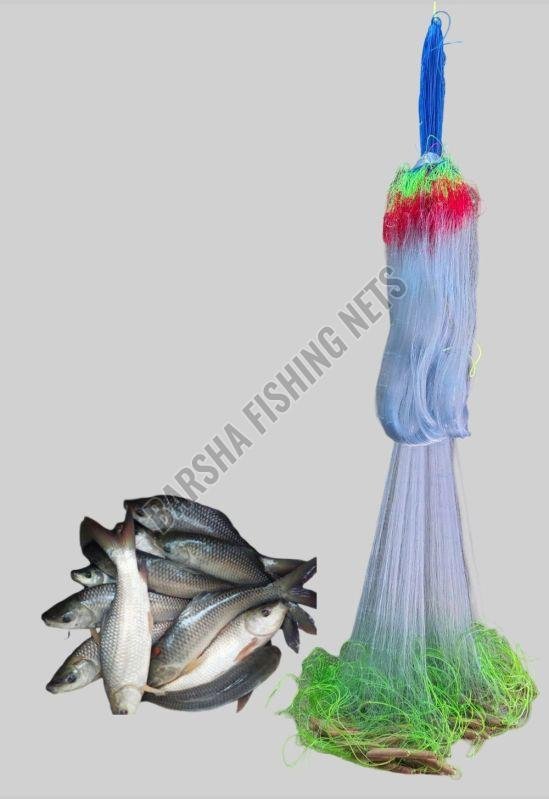 80mm Barsha Handmade 4 Finger Kathi Jaal Fishing Net
