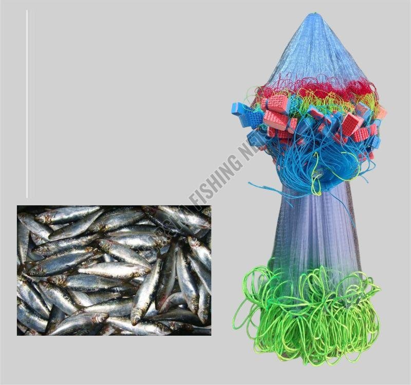 15mm Barsha Handmade Small Gillnet Foam Floaters Fishing Net