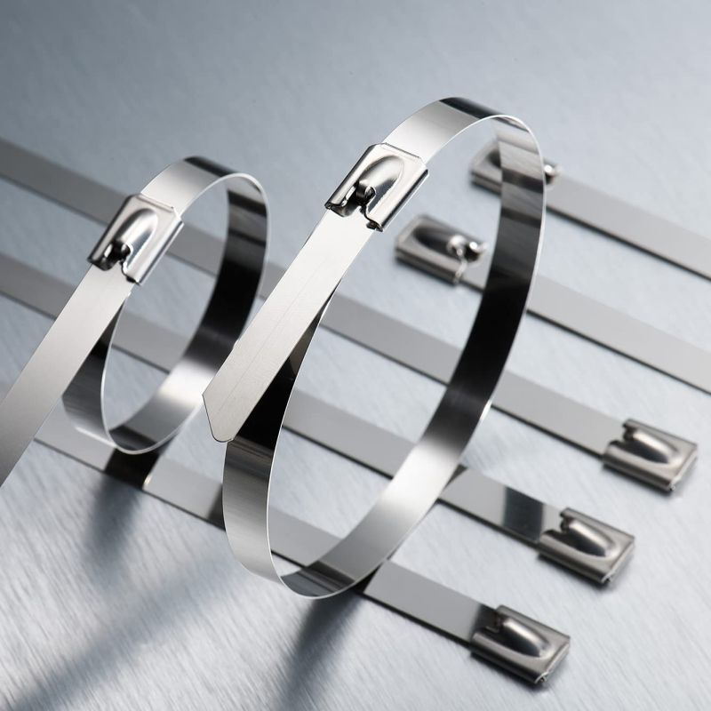 1200×4.6mm Stainless Steel Uncoated Ball Lock Cable Tie