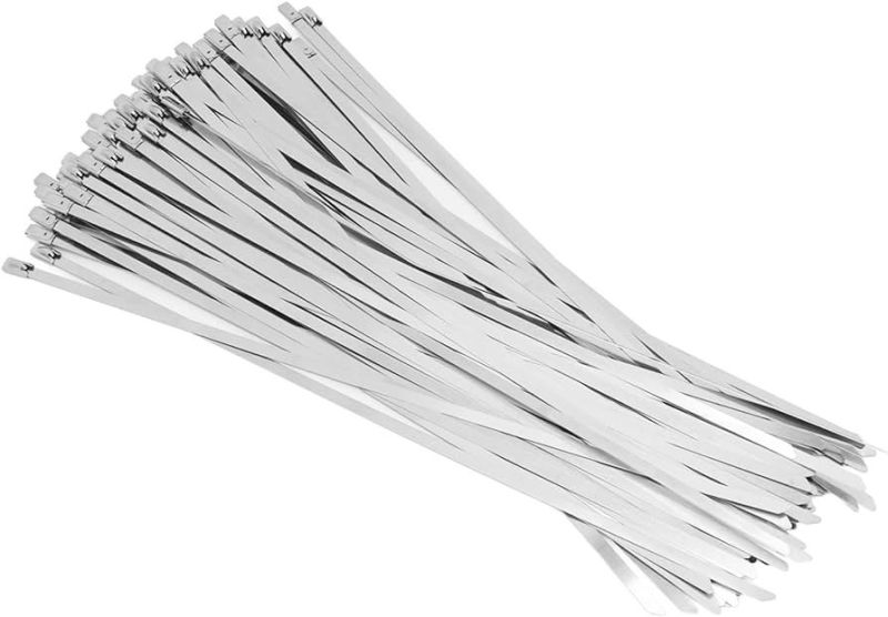 150×4.6mm Stainless Steel Uncoated Ball Lock Cable Tie