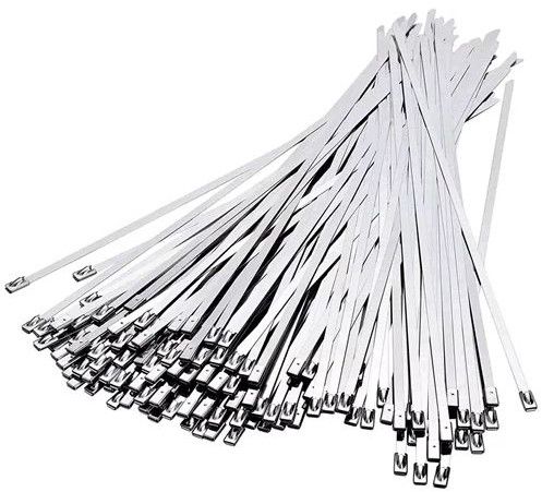400×4.6mm Stainless Steel Uncoated Ball Lock Cable Tie