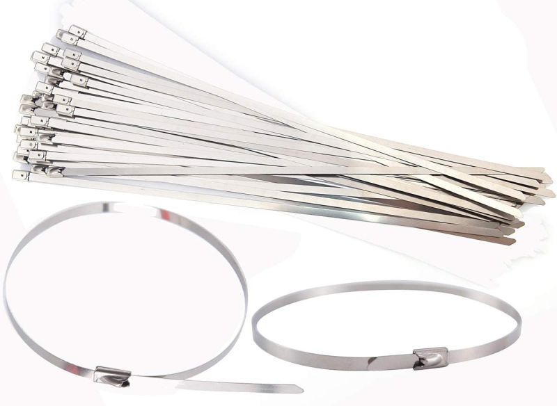 620×4.6mm Stainless Steel Uncoated Ball Lock Cable Tie