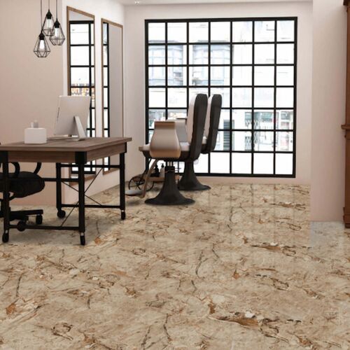 Marlo Brown Endless Glossy Finish Ceramic Floor Tiles
