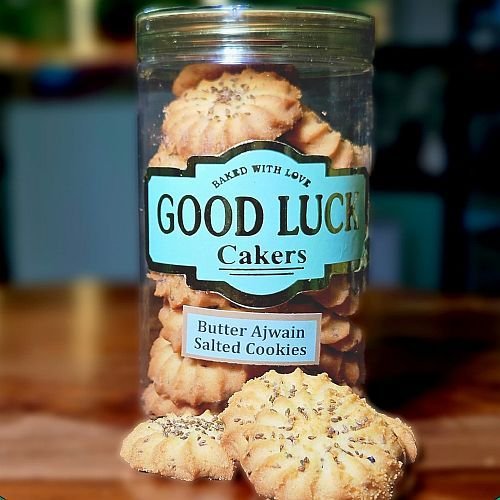 Good Luck Cakers Butter Ajwain Salted Cookies
