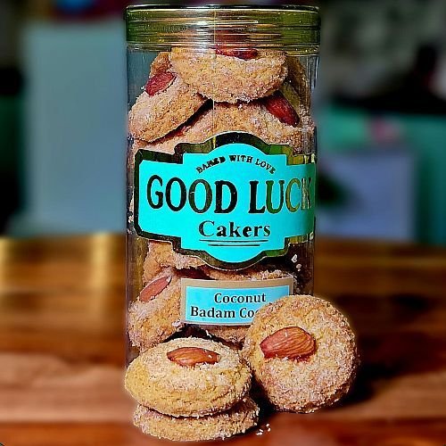 Good Luck Cakers Coconut Badam Cookies