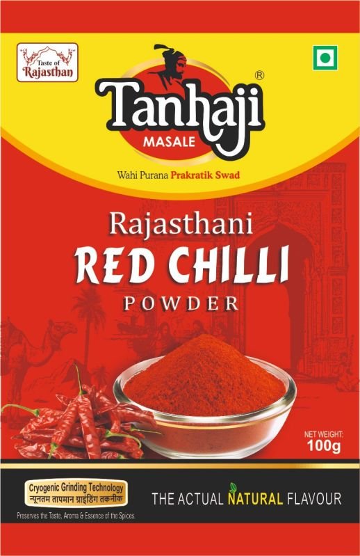 100gm Tanhaji Rajasthani Red Chilli Powder
