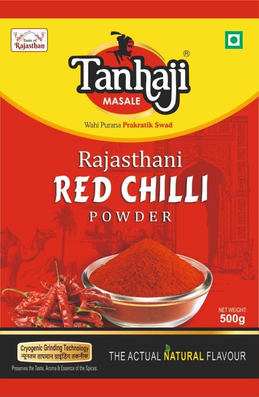 500gm Tanhaji Rajasthani Red Chilli Powder