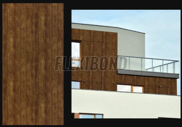 Brazilian Sucupira Wood Finish Aluminum Composite Panel