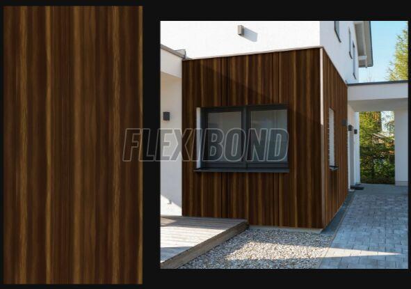California Walnut Wood Finish Aluminum Composite Panel