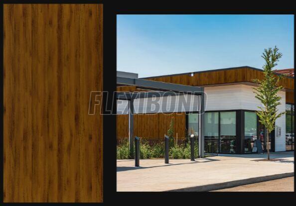 Knotty Wood Finish Aluminum Composite Panel