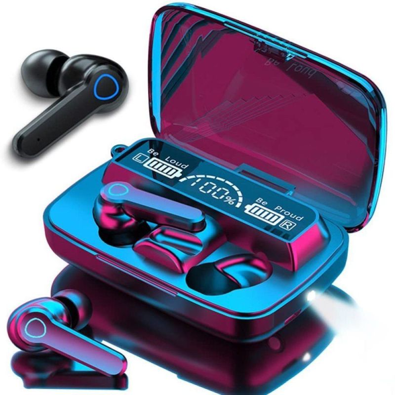 M19 Tws Noise Cancellation Bluetooth Earbuds with Portable Wireless Touch Control