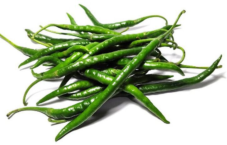 Organic Whole Green Chilli