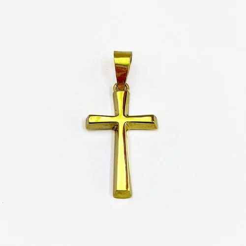 22K Gold Cross Pendant